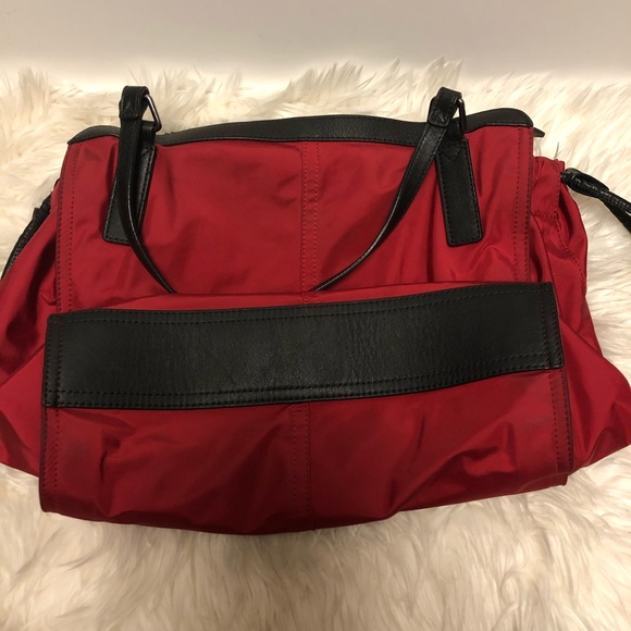 Burberry Buckleigh Red Nylon Tote - Picture 6 of 13